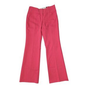 Express Editor Flare Pants NWT Womens 2R Low Rise Y2K Barbie Pink Office